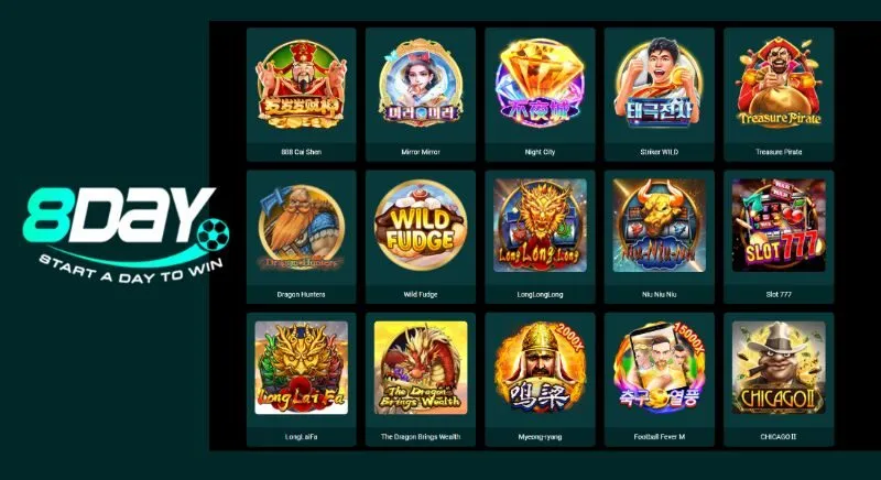 Slot game - Nổ hũ 8day đa dạng