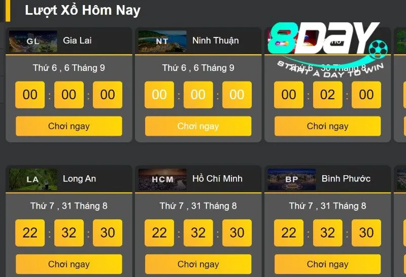 Giới thiệu xổ số 8day